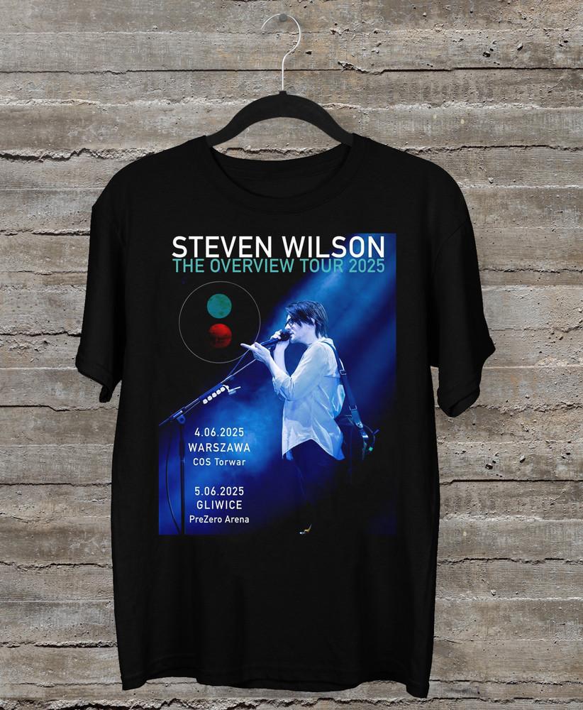 

STEVEN WILSON THE OVERVIEW TOUR Jun 2025 T Shirt All Size S-5Xl BT879 Unisex T-Shirt L