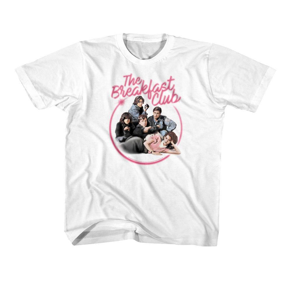 Breakfast Club Movie Poster Kids T Shirt Neon Logo Airbrush Group Photo Boy Girl XXL