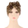 Summer Ladies Turban Head Wrap With Butterfly Bow And Sparkle Accents For Casual Wear