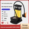 Multi-Functional High-Pressure Portable Foot Pump for Bicycle, Car, Motorcycle & Tricycle
