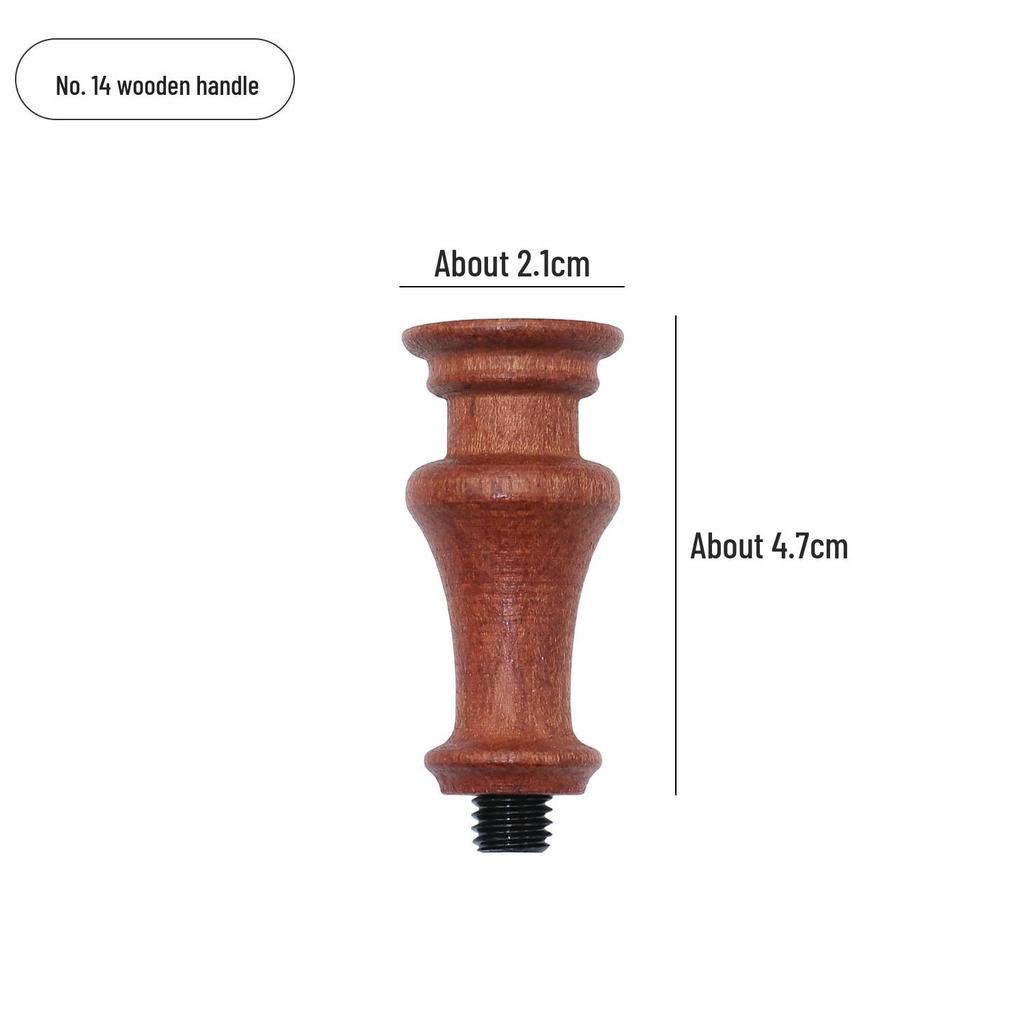 Rosewood Wax Seal Handle - Retro European Style for Envelopes