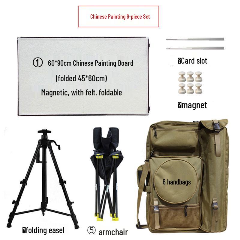 4K Rainproof Multifunctional Sketch Bag for A2 Boards - Coffee