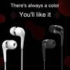 Wired Earphone In-ear Universal 3.5mm Stereo Sport Headset with Mic for Smartphone