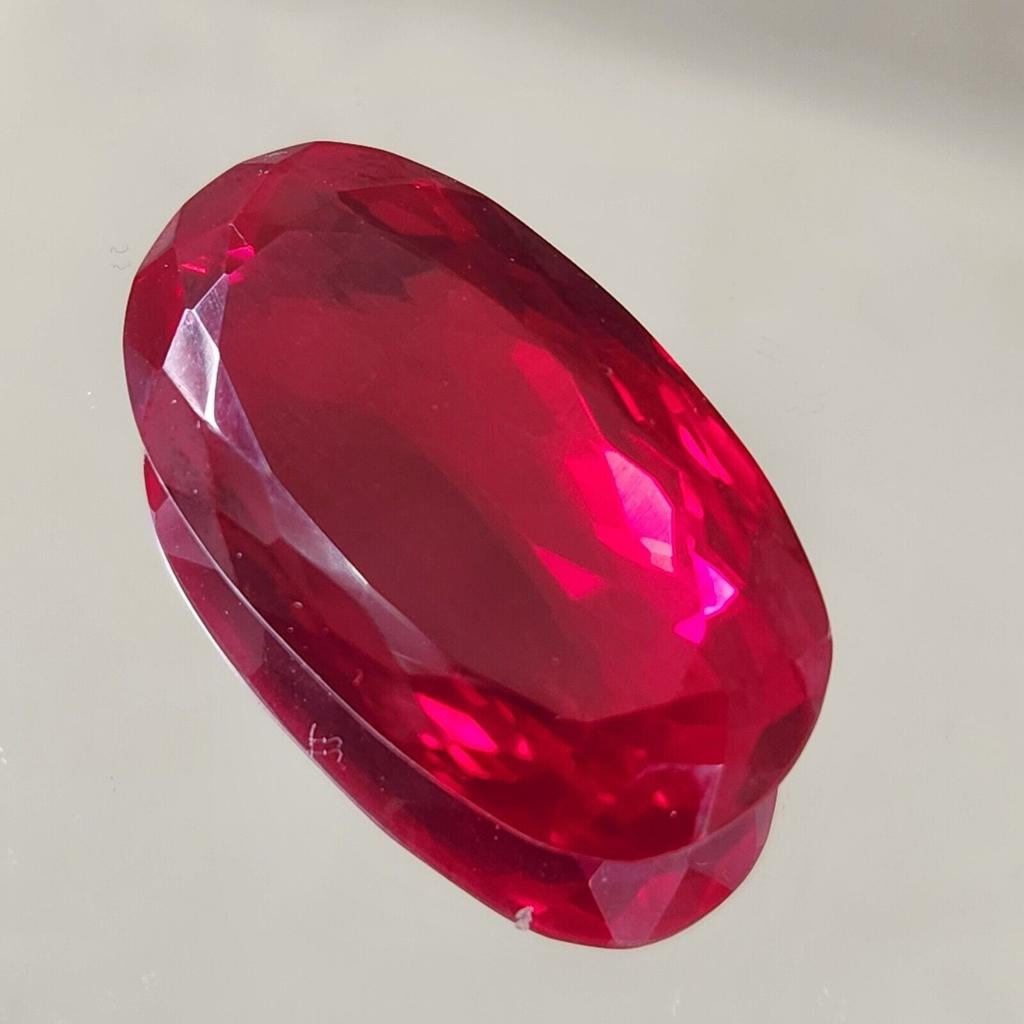 73.00 Ct Heated CERTIFIED Red Ruby Stunning  Shape Oval  Loose Gemstone