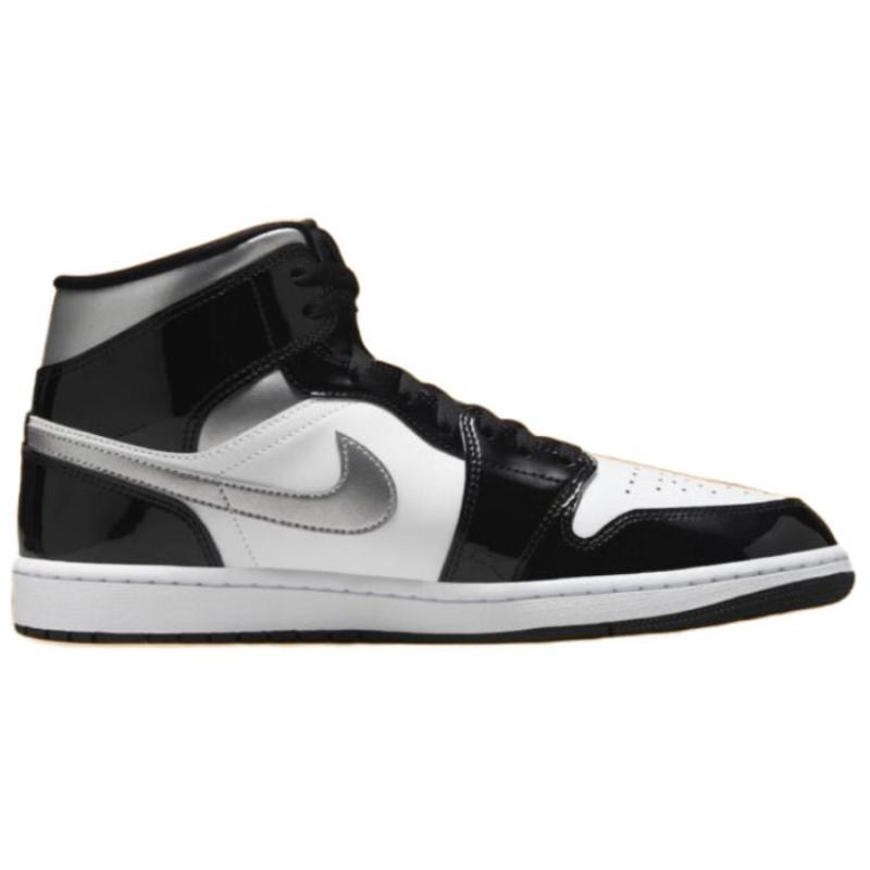 Jordan 1 Mid Se Patent Black White Metallic Silver Metallic Gold Jordan HV0789-010