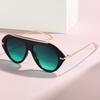 Fashion sunglasses women's high-end UV-proof toad glasses European and American new large-frame personalized sunglasses street shooting