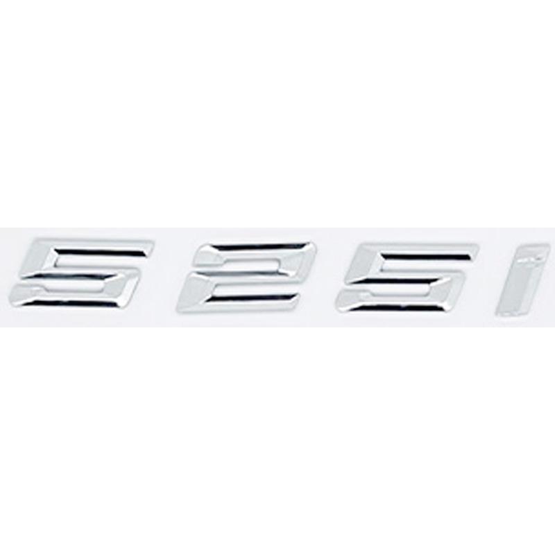 Car 3D ABS Trunk Letters Logo Badge Emblem Decal Sticker For BMW 5 series 520i 525i 528i 530i 535i 540i E39 E60 E61 F10 F11 G30