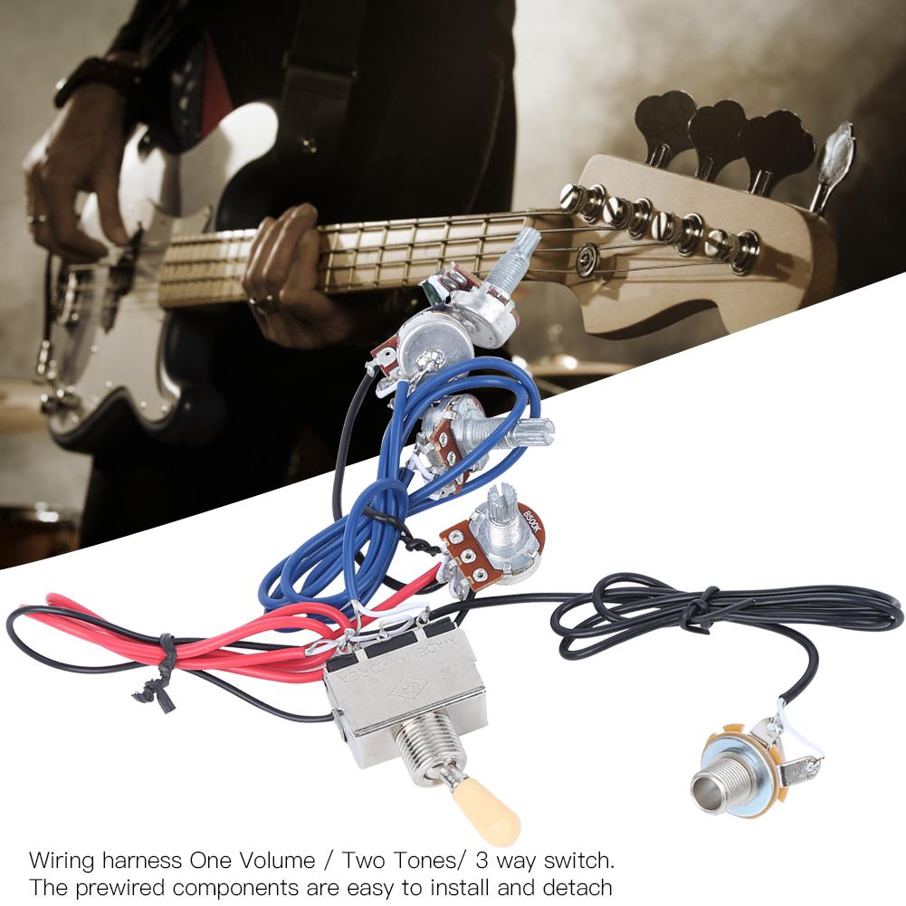 Guitar Wiring Harness Kit Prewired 3 Way   2V2T1J for Electric Guitar Wire Accessories
