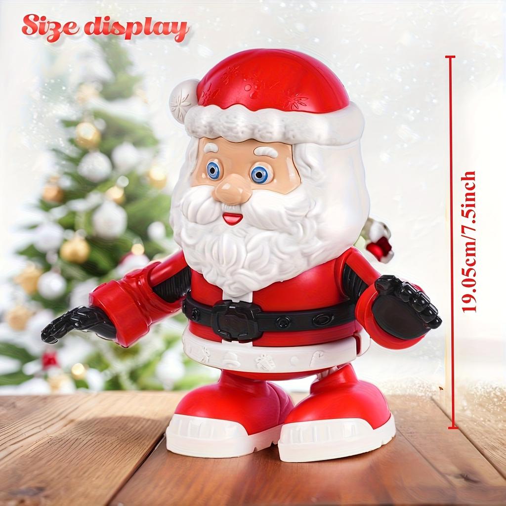 1pc Dancing Rocking Santa, Music, Singing and Dancing Animated Electronic Christmas Toys for Children, Moving Christmas Decorations