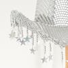 Unisex Sequin Tassel Star Cowboy Jazz Hat with Wide Brim