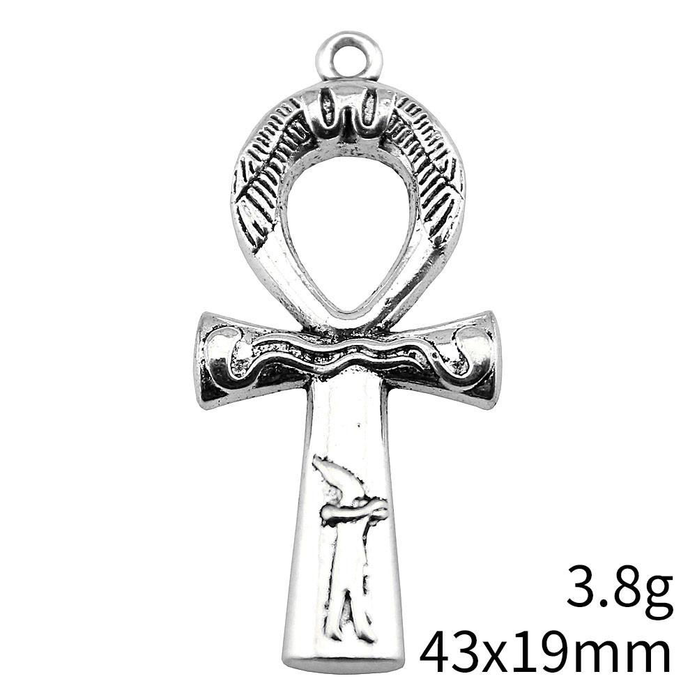 New Year's Day Charm Bracelet Italian Ankh Cross Charms Pendant Audience Chain Pendant