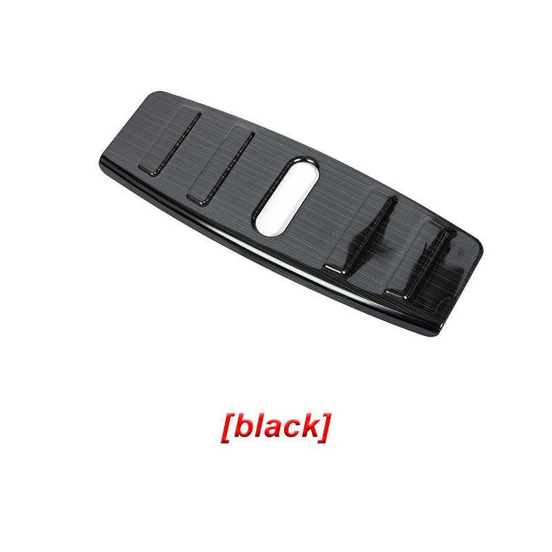 

For Tesla Model 3 Automotive Interior Accessories Front Trunk Stainless Steel Protective Plate Engine Decoration Patch чёрный