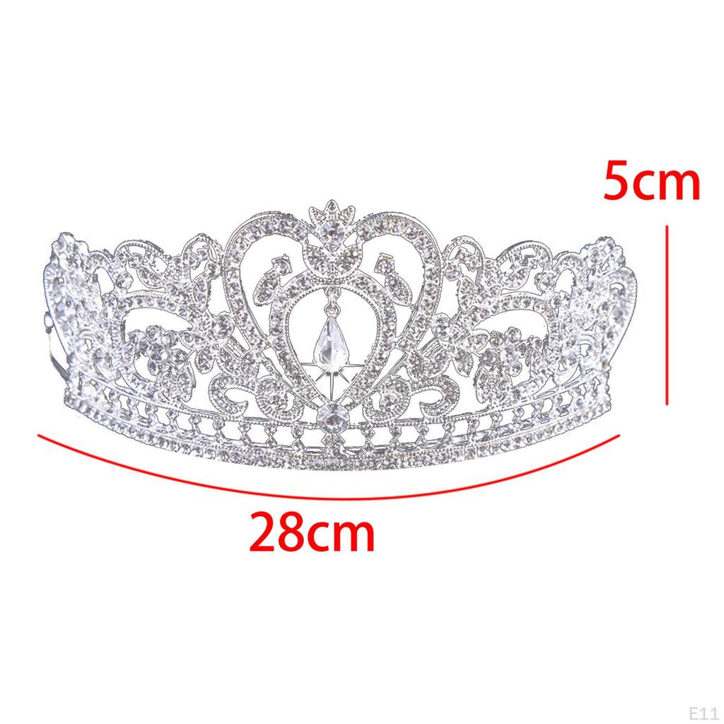 Royal Bridal Tiara Crown for Women And Girls Fairy Princess Elegant Jewelry Hair