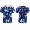 2026 New England Flag Print T-Shirt Summer Outdoor Sports Breathable Quick-Drying Soccer Jersey Men's Fan Daily Training Apparel