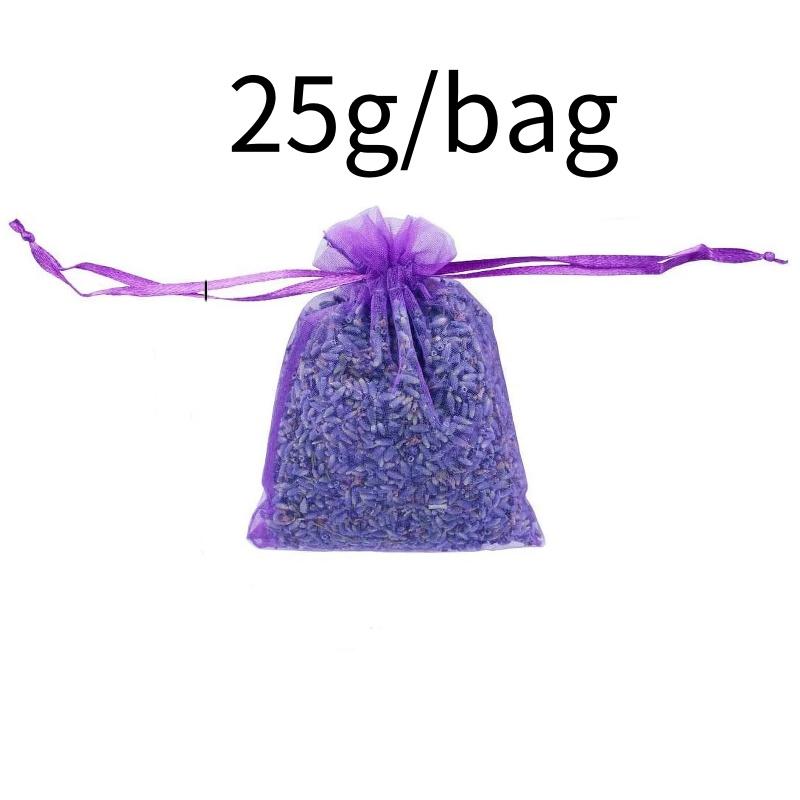 

1 Bag Premium Natural Dried Lavender Bud Sachets Aromatic Flower Bags For Household Wardrobe Car Air Fresheners Home Fragrance