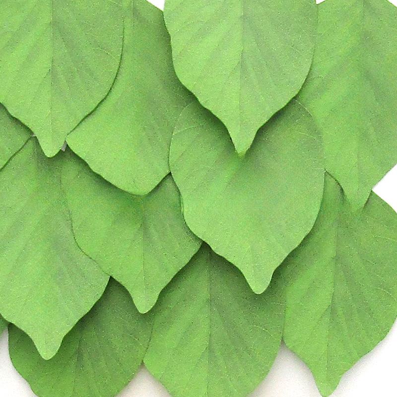 Simulation Leaves Convenience Stickers Cartoon Small Fresh Notepad Colourful N Times Stickers Wishing Material Stickers