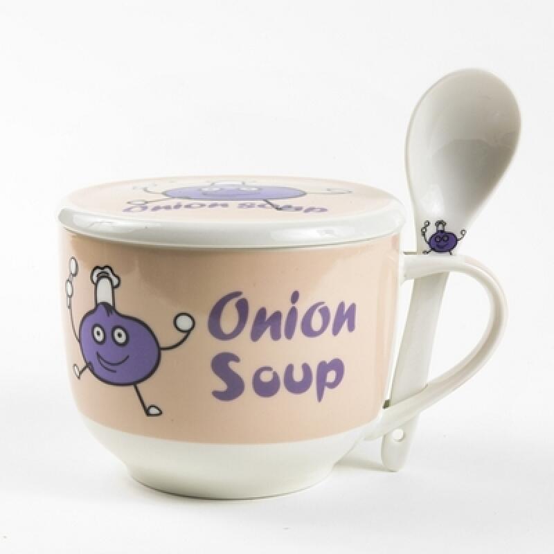 

Design Life Ceramic Soup Cup Set - Onion