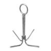 Multifunctional 4 Claw Grappling Hook Stainless Steel Rustproof Boat Anchor For Outdoor Adventures