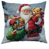 New Christmas Cartoon Cute Print Pillowcase Office Waist Pillowcase Model Room Bay Window Decoration Pillow