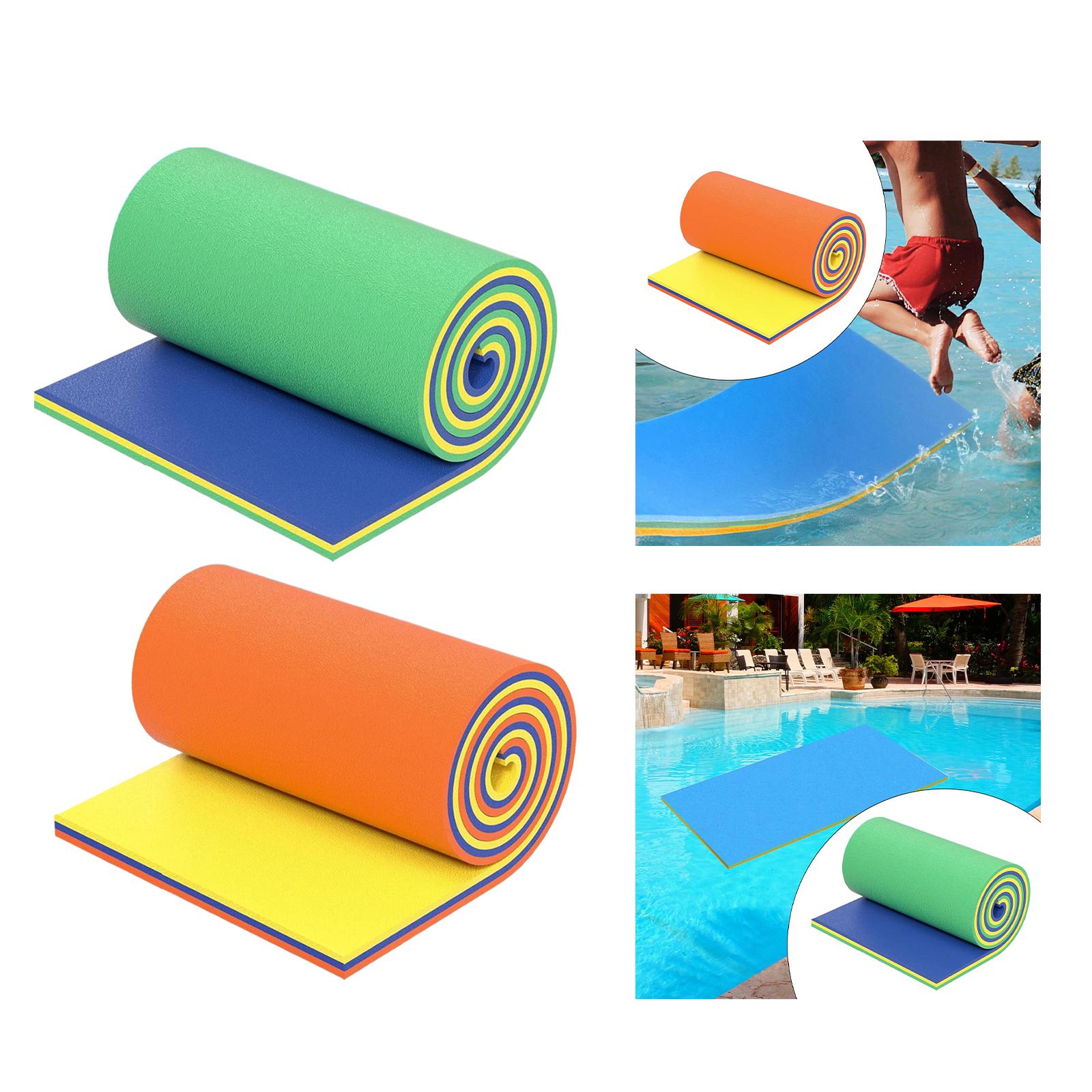 Tappetino galleggiante per acqua Zattera galleggiante Piscina Coperta portatile Galleggianti per piscina Zattera Galleggianti Materasso