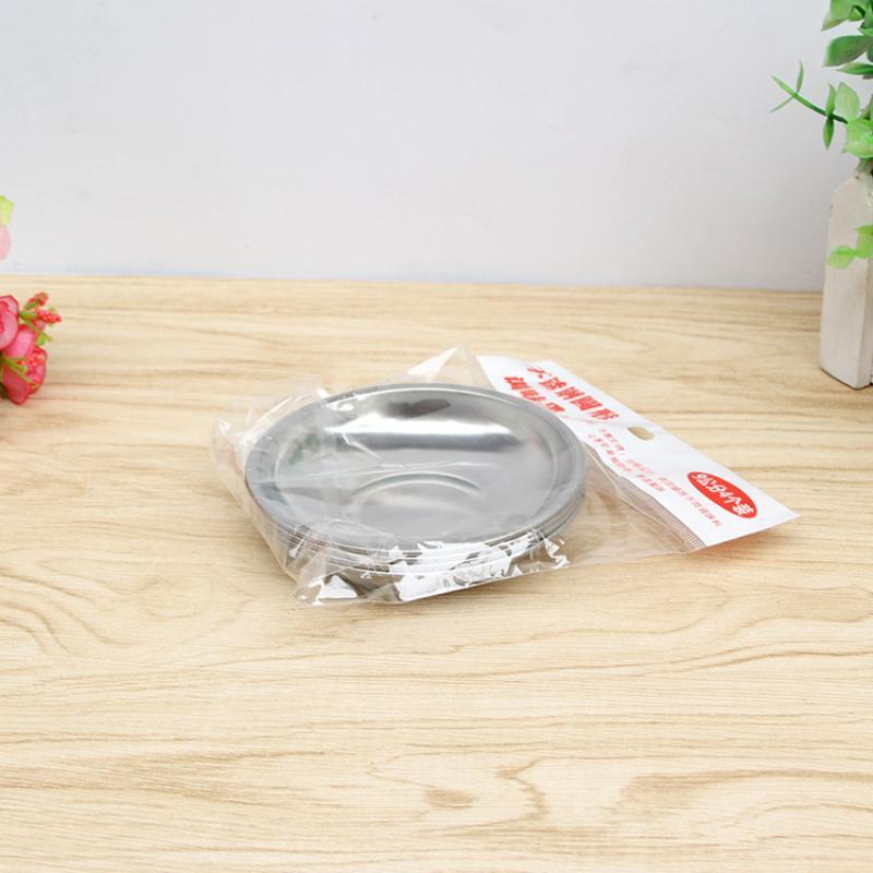 1 Pack Stainless Steel Sauce Dishes Rust Resistant Bpa Free Perfect For Home Kitchen Outdoor Camping Sauce Serving