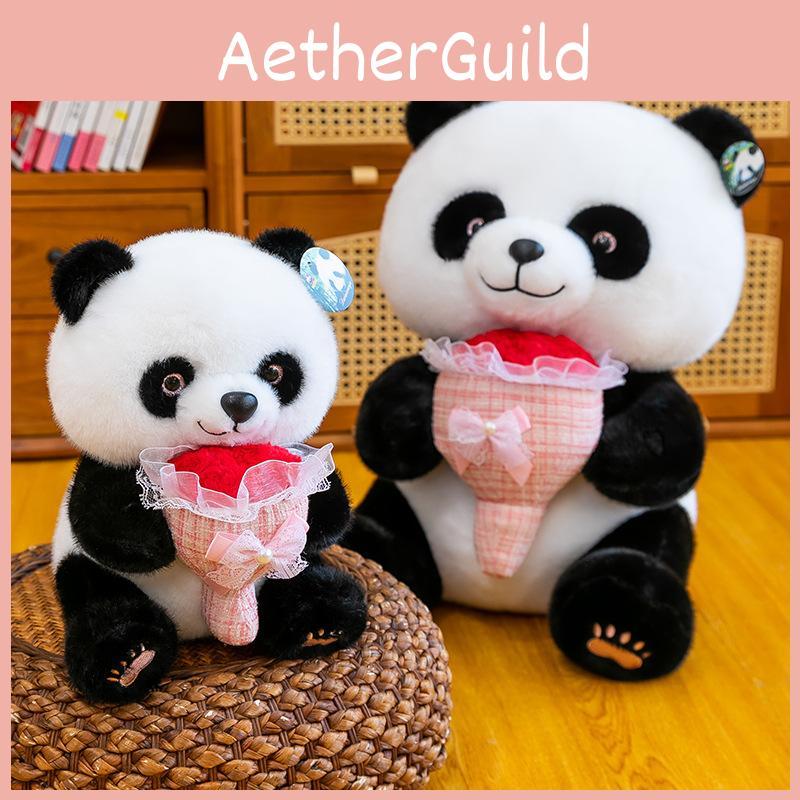 Cute Panda Plush Toy Cartoon Stuffed Animal Gift For Kids And Adults