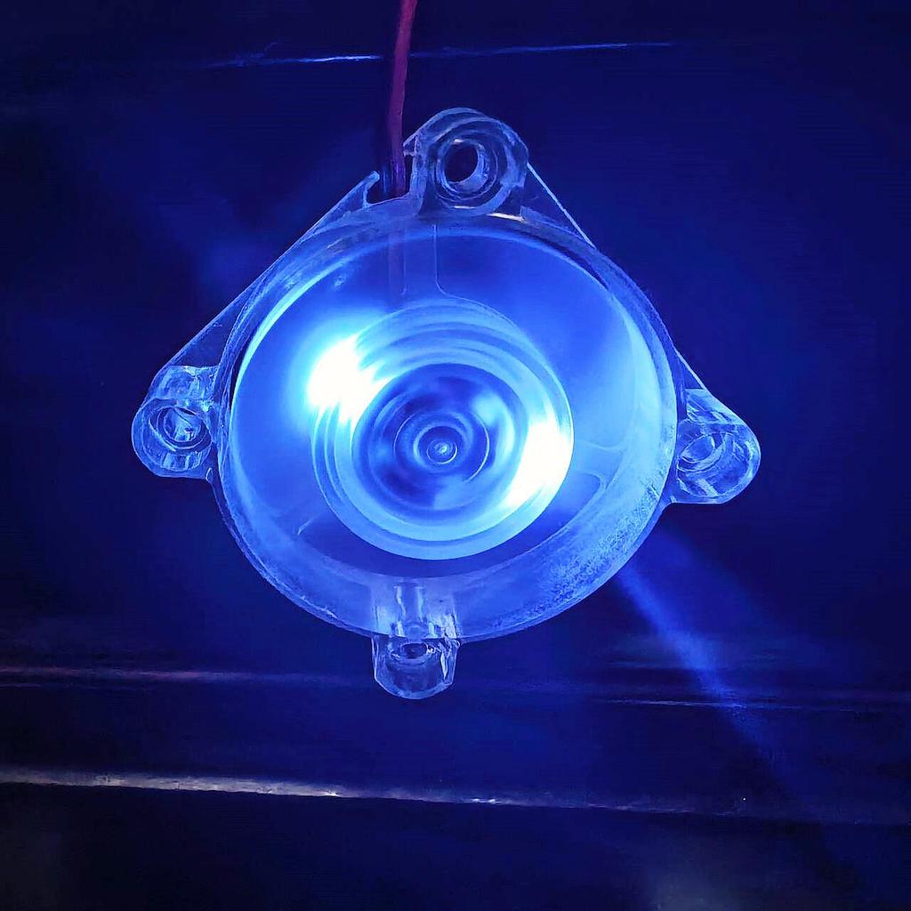 Ventilateur de refroidissement silencieux 4010 LED bleue 4 cm avec roulement hydraulique et prise DuPont 5 V
