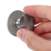 3Pcs Punch-Free Stainless Steel Cabinet Handles Self-Stick Round Pulls for Drawer Wardrobe Door Glass Cabinet Sliding Window