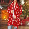Women's Cape Style Oversized Coat European And American Christmas Windbreaker Women