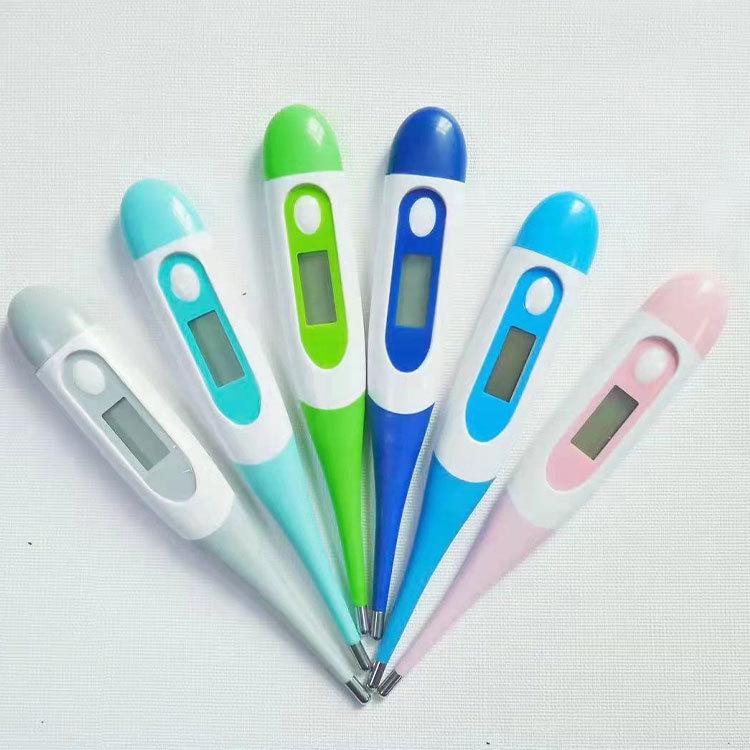 Digital Thermometer for Home Use: Hard & Soft Tip for Body Temperature Measurement
