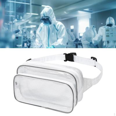 PVC Hüfttasche Elektrikergürtel Staubdicht Antistatisch Reinraum Werkzeugtasche Transparent Bauchtasche für