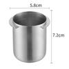 Espresso Preparation Grey Espresso Measuring Cup Stainless Steel Espresso Cup Coffee Reliable Coffee Accessory