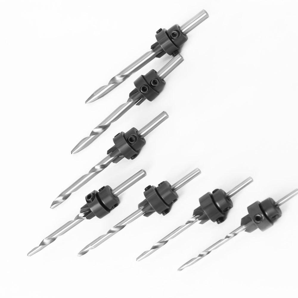 7Pc Wood Screw Drill/Countersink Drill/Countersink Countersink Drill/7-Piece Set/Woodworking Drill/Cone Hole Drill
