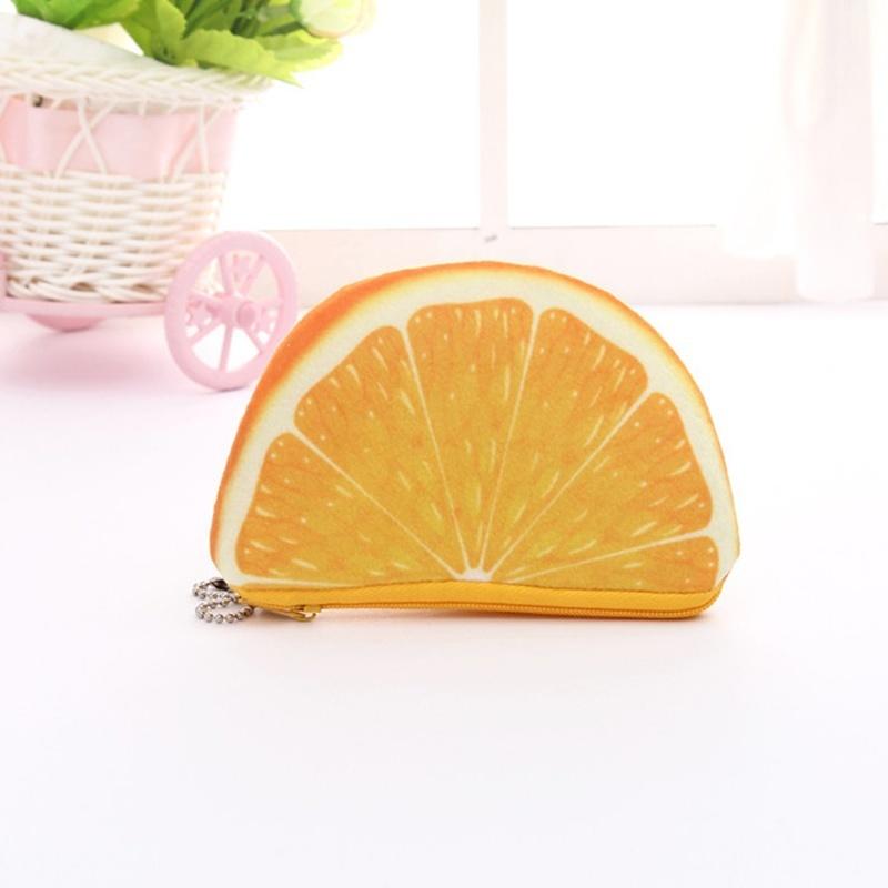 Creative Plush Emulational Watermelon Coin Purse Wallet Handbag Key Case