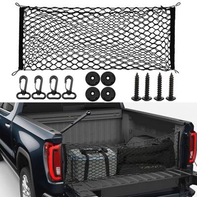 Car Storage Net Organizer Simple Installation Versatile Use Heavy-Duty Luggage Holder Trunk