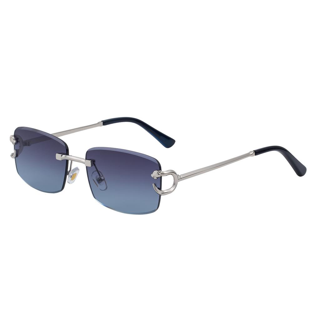 JYL TS Men's Retro Rimless Leopard - Outdoor Driving Sun-Protective Shades WF-5G228