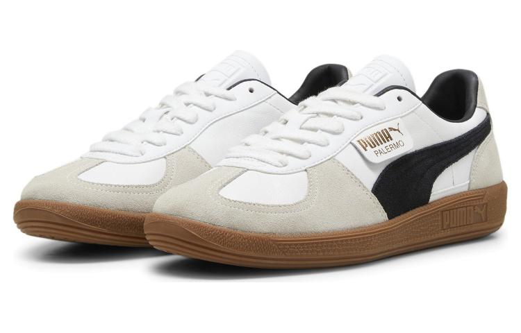 Puma Palermo Leather White Vapor Grey Gum 396464-01