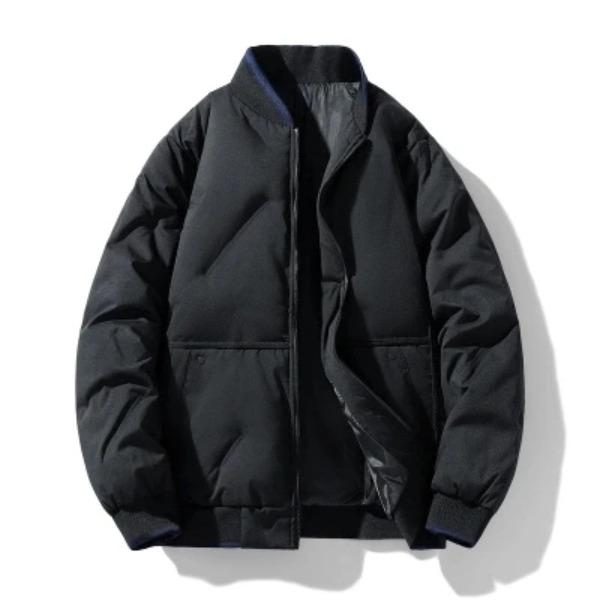 

Men s Parka Jacket Winter Warm Baseball Collar Outdoor Ski Bread Jacket Casual Windproof Thickened Travel Cotton-Padded Jacket 5XL чорний