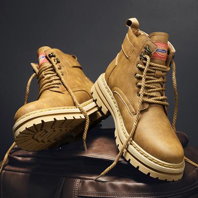 Nuovo 2024 Stivali da Uomo Stivali da Moto Alti Scarpe di Moda in Pelle Stivaletti Casual da Esterno Sneakers Maschili Bota Masculina