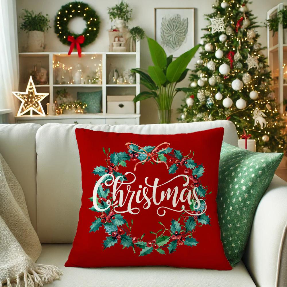 

Новые Рождественские Подушки, Диванные Подушки, Декоративные Наволочки, Товары для Дома, Праздничные Подарки 45 * 45Cm (excluding core)