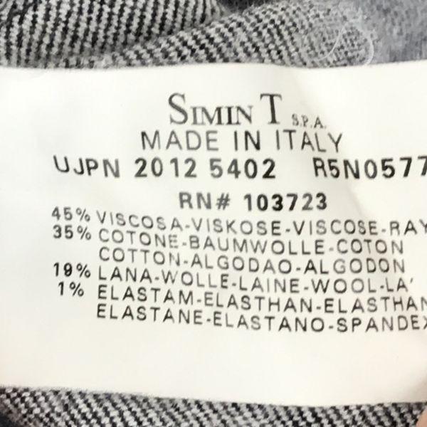 Made in Italy / ARMANI JEANS / Black Denim Chambray Jacket [Women’s M / 38 / Black](USED)