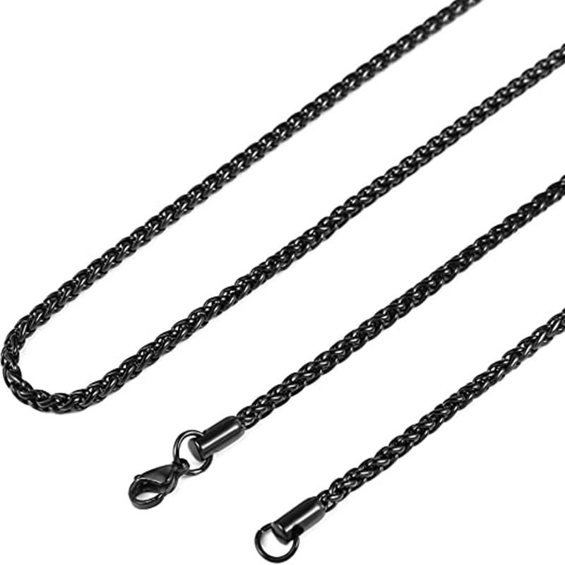 Necklace Stainless Steel Keel Chain Hip Hop Personalized Flower Basket Chain Necklace Diy