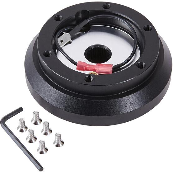 140H Aluminum 6-Hole Steering Wheel Short Hub Adapter Fit for Nissan 200X S13 S14 SR20 KA24 Altima Maxima Sentra