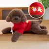 Hoodie Teddy Dog Plush Toy Cute Cartoon Collar Animal Doll Girl Gift Birthday