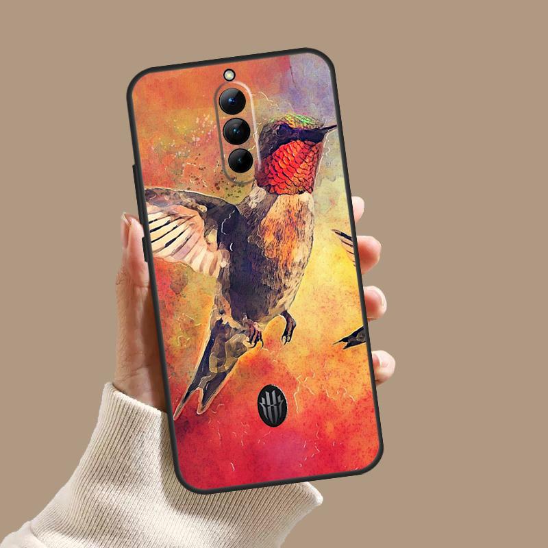 Hummingbird Case For ZTE Nubia Red Magic 10S 9S 8S 8 9 10 11 Pro Plus 6 7 6S 7S Pro 5G 6R 10 Air Cover