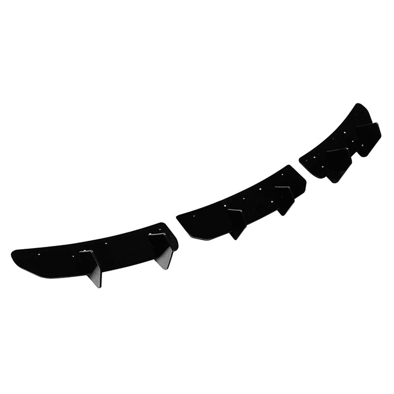 Powerful Car Rear Bumper Diffuser Spoiler Lip ABS Car Styling Accessories Automotive Supplies For Tesla Model 3 +