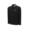 ANEW GOLF Men Collar Point Long T-Shirt_Bk