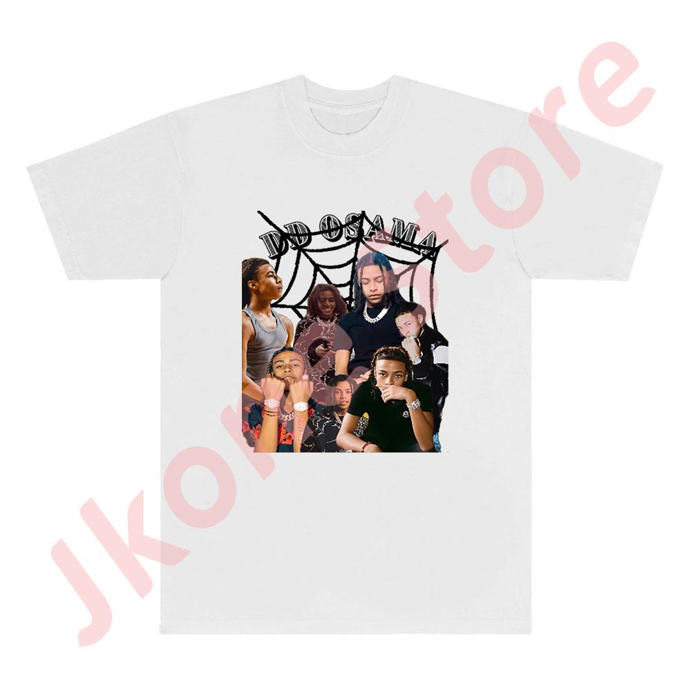 DD Osama Vintage Merch Tshirts Rapper Tour Tee Cosplay Women Unisex Fashion Casual Short Sleeve T shirts S
