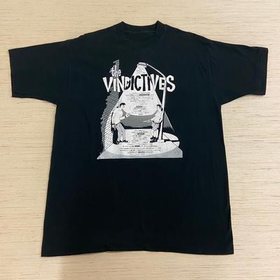 Lookout Records The Vindictives Band Shirt Black Unisex UU092