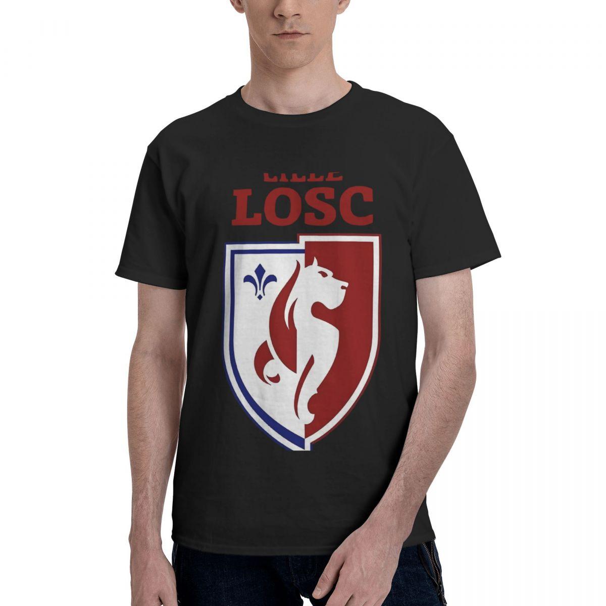 

Lille Losc 1 100 Cotton Casual Breathable Confortable Man New In Tops And TShirts T Shirt Men 2XL